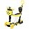 Детский самокат 5в1 iTrike Maxi JR 3-026-B, yellow